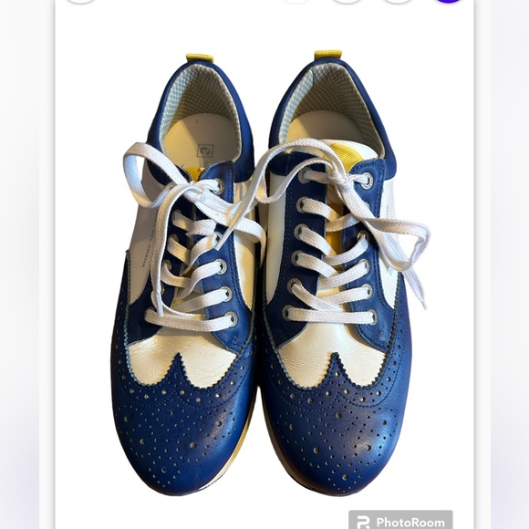 Duca Del Cosma leather Italian men’s golf shoe size 10 - Picture 1 of 4